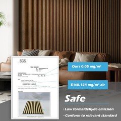 Art3d 4-Pack 48×24 Acoustic Wood Panels Wall Ceiling – Teak