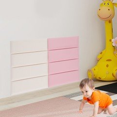 Wall Panels Pack of 8, Self-Adhesive Wall Panel, Anti-collision Wall Padding