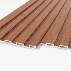 WPC Wainscoting Panels, 16-Pack 48 X 6 Inch 3D Wall Accents for Interior Wall De