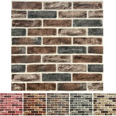 Yll Yll 20-Pack 104 Sq.Ft 3D Wall Panels Peel And Stick 3D Faux Brick Wallpaper