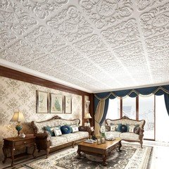 Art3Dwallpanels 12 Pack Drop Ceiling Tiles 24 X 24 Inch High Grade Pvc 3D Wall