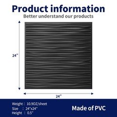Art3Dwallpanels Ceiling Tiles 24 X 24 For Interior Wall Dcor 24 Pack Drop