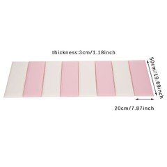 Wall Panels Pack of 8, Self-Adhesive Wall Panel, Anti-collision Wall Padding