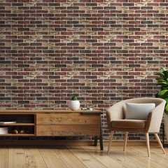 10Pcs Large Size 52.5 Sq.Ft 3D Self-Adhesive Foam Brick Wall Panels, Red Brown(1