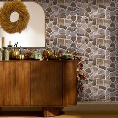 Comstickc 3D Faux Stone Wall Panels Peel And Stick Decorative Tiles 12 Pcs 22.8