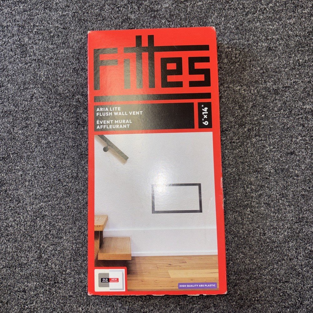 Aria Lite Flush Wall Vent 6×14 Inches