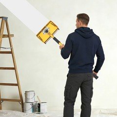 Wallboard Mud Compound Putty Finishing Box Tool, 12inch Wall Plastering Box Tool