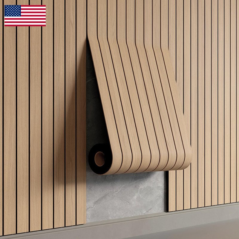 Yu Li 3Dh Peel And Stick Pvc Slat Wall Panel 236X15.75 Self-Adhesive Thick Faux