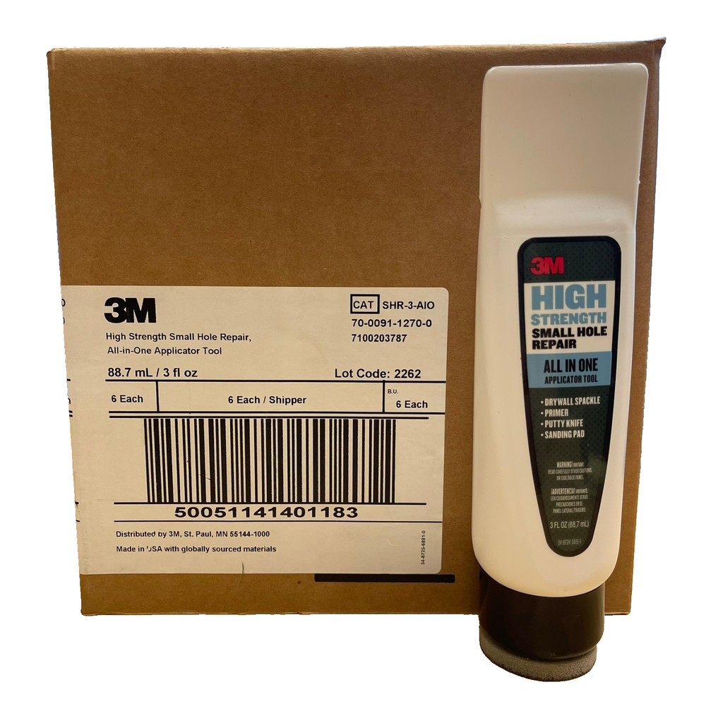 3M High Strength Small Hole Repair All-in-One Drywall Spackle Applicator Tool x6