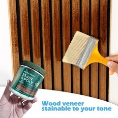 Art3d 4-Pack 48×24 Acoustic Wood Panels Wall Ceiling – Teak