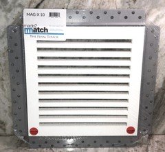 Made2Match MAG-X 10 Removable White Ceiling Exhaust Fan Cover 10”x10”Opening-NEW