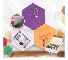 48 Pcs High Density Acoustic Panels – Hexagon Soundproof Wall Panels Studio