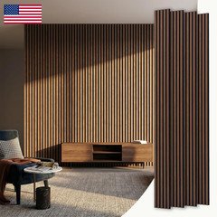 Trekatl Auto Wood Slat Acoustic Panels 4 Pack 94.5X7.9 21Ft 3D Wall Panels